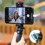 ULANZI Universal Phone Tripod Mount with Cold Shoe Mount, Rotated Cell Phone Clamp Holder Smartphone Clip Adapter for iPhone 11 Pro Max X XR Xs Max 8 7 Plus Samsung Galaxy s10 s9 Note10 Google OnePlus