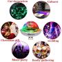 USB Mini Voice Control Party Lights, Disco Ball Lights, Mini Portable Strobe Lights, LED Car USB Atmosphere Lights, Suitable for Christmas/Halloween/Home Interior, Etc. (White)