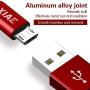 Micro USB Cable,XIAE 5Pack (3/3/6/6/10FT) Nylon Braided Fast Charging Cable Aluminum Housing USB Charger Android Cable for Samsung Galaxy S7 Edge S6 S5,Android Phone,LG G4,HTC and More-Black&Red
