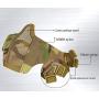 OB Half Face Mesh Mask Foldable Protective Guard Lower Face Masks for Airsoft Tactical Military Paintball Hunting OB Half Face Mesh Mask Foldable Protective Guard Lower Face Masks for Airsoft Tactical Military Paintball Hunting