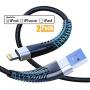 [ Apple MFi Certified ] 2Pack 10ft iPhone Charger Cable, CABEPOW Long Lightning Cable 10 Foot, High Fast iPhone Charging Cable with Metal Connector for iPhone 11/11Pro/11Max/XS/XR/XS Max/8/7/6/5S/SE