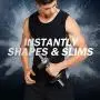Roseate Mens Body Shaper Hot Sweat Workout Tank Top Slimming Sauna Vest Neoprene Compression Thermal Shirt