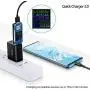 QC 3.0 Wall Charger, 4-Ports USB Wall Charger, iSeekerKit QC 3.0 Charger with Fast USB Adaptive Adapter Block Compatible 10W Wireless Charger Galaxy S9 S8 Note 8 9,Tablet,iPhone,iPad