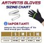 Thx4COPPER Infused Compression Gloves, Touch Screen Full Finger Warm Glove for Writing, Texting, Cycling, Running, Carpal Tunnel–Anti-Slip Windproof for Women/Men