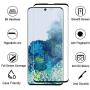 Galaxy S20 Ultra Screen Protector, [2 Pack] Tempered Glass 3D Full Edge Covered/Support Fingerprint Unlock/Anti-Bubble HD Clear/Case Friendly Glass Protector for Samsung Galaxy S20 Ultra