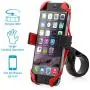 Aduro U-Grip Plus Universal Bike Mount - for Motorcycle, Handlebar, Roll Bar, iPhone X Xs 7 6 6s 7 Plus 5 5s 5c Bike Mount for All Android Smartphones, and GPS Holder (Black/Red) Aduro U-Grip Plus Universal Bike Mount - for Motorcycle, Handlebar, Roll Bar, iPhone X Xs 7 6 6s 7 Plus 5 5s 5c Bike Mount for All Android Smartphones, and GPS Holder (Black/Red)