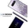 KIOMY Galaxy Note 8 Case Clear with Henna Design Shockproof Protective Case for Samsung Galaxy Note 8 Cute Mandala Flowers Pattern Flexible Slim Fit Rubber Floral Cell Phone Cover for Girls Women