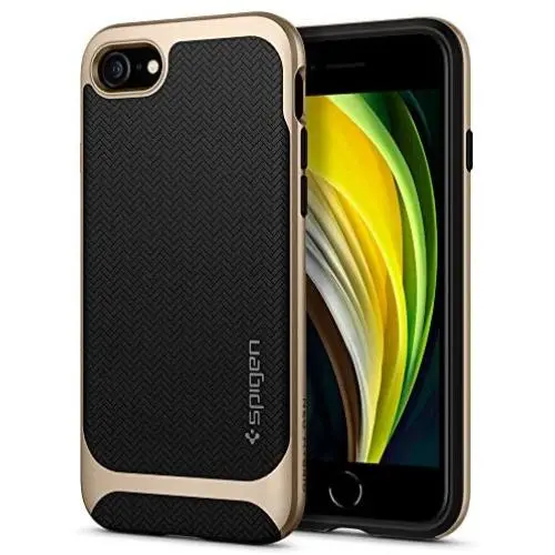 Spigen Neo Hybrid Designed for Apple iPhone SE Case (2020) / Designed for iPhone 8 Case (2017) / Designed for iPhone 7 Case (2016) - Champagne Gold