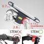 Bone Collection Bike Tie Pro Universal Bike Phone Mount, Bicycle Stem Handlebar Cell Phone Holder for 4 to 6 Inch Smartphone, iPhone 8 7 6s Plus 5 SE Samsung Galaxy S8 S7 Note 6 Bone Collection Bike Tie Pro Universal Bike Phone Mount, Bicycle Stem Handlebar Cell Phone Holder for 4 to 6 Inch Smartphone, iPhone 8 7 6s Plus 5 SE Samsung Galaxy S8 S7 Note 6