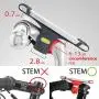 Bone Collection Bike Tie Pro Universal Bike Phone Mount, Bicycle Stem Handlebar Cell Phone Holder for 4 to 6 Inch Smartphone, iPhone 8 7 6s Plus 5 SE Samsung Galaxy S8 S7 Note 6