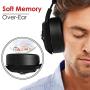 ONIKUMA K6 Stereo Gaming Headset for Xbox One, PS4, PC Over-Ear Headphones with Noise Canceling Mic, Soft Breathing Earmuffs, LED Light, Mute&Volume Control for Mac Smartphone Tablet Laptop