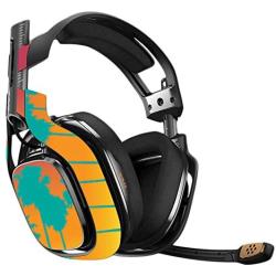 MightySkins Skin Compatible With Astro A40 3rd Generation Gaming Headset - Sherbet Palms Protective, Durable, and Unique Vinyl Decal wrap cover Easy To Apply, Remove, and Change Styles Made in the USA