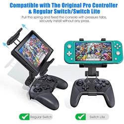 OIVO Switch Pro Controller Clip Mount for Nintendo Switch/Switch Lite, Adjustable Clip Clamp Holder Mount for Nintendo Switch Pro Controller