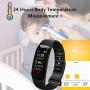 Fitness Tracker with Oxygen Monitor,Activity Tracker Watch with Body Temperature Blood Pressure Heart Rate Monitor,Smart Watch with Steps Watch, Pedometer Watch for Kids Women Men