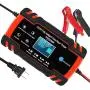 Automotive Battery Charger 12V/8A 24V/4A Trickle Charger Smart Automatic Battery Charger for Car Motorcycle Boat Marine Lawn Mower SLA ATV RV SUV Wet AGM Gel Cell Lead Acid Battery by YONHAN