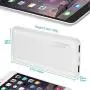 Portable Charger Power Bank 10000mAh - External Battery Pack with Dual USB Ports and USB-C Input, Compact High-Speed Charging Backup Phone Charger, Compatible for iPhone, Samsung, iPad, etc.