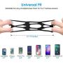 TODARRUN Universal Bike Phone Mount | Motorcycle Phone Holder Adjustable can 360 Degree Rotation With Fall Prevention Silicone Bands Fits iPhone X|Xs Max Xr 8|8 Plus Galaxy S9 Holds Phones from 3.5-7"