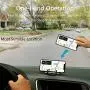 Dashboard Cell Phone Holder,SRUNP Car Phone Mount[Vertical Horizontal 360°Rotate] Dash Cell Phone Holder for Car Cradle Compatible iPhone 11 Pro Max XS XR X 8 7 6 Samsung Galaxy Note S10+ Smartphones