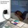 QC 3.0 Wall Charger, 4-Ports USB Wall Charger, iSeekerKit QC 3.0 Charger with Fast USB Adaptive Adapter Block Compatible 10W Wireless Charger Galaxy S9 S8 Note 8 9,Tablet,iPhone,iPad