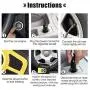Zeonetak Portable Air Compressor Pump,120PSI 12V DC,Air Compressor Tire Inflator for Car Bicycle Motorcycle Basketball,LCD Digital Display Gauge,LED Flashlight(3 Modes),Auto Shut Off