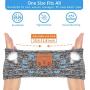 Sleep Headphones Upgraded Bluetooth Headband, Wireless 5.0 Sports Headband Headphones with Ultra-Thin HD Stereo Speakers Adjustable, Music Sweatband for Side Sleeper Jogging Yoga Travel (Grey)