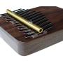 Zither Heaven Black Walnut Thumb Piano with Black Walnut top made in the USA