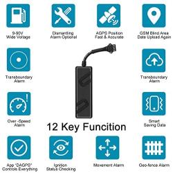 ENGERWALL 2020 New Upgraded GPS Tracker for Vehicles Mini Hiden Real-Time Car GPS Tracker 9-90V Anti Lost Tracking Device for Managing Fleet/Car/Truck/Taxi/Motorcycle/RV/Bus(Lifetime Free Platform)
