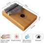 Kalimba, Finger Piano17 key Thumb Piano Mbira Mahogany Wood Kalimba Beginner Music Instrument with Tuning Hammer/Bag/Pickup/Key Stickers