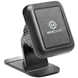 WixGear Magnetic Phone Mount, Universal Stick On Dashboard Magnetic Car Mount Holder, for Cell Phones with Fast Swift-snap Technology