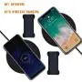 [2PC] WUOJI Finger Strap Phone Holder - Ultra Thin Anti-Slip Universal Cell Phone Grips Band Holder for Back of Phone（Black）