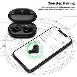 Wireless Earbuds Bluetooth 5.0 Headphones, 120H Playtime Deep Bass Stereo Sound Earbuds with Microphone, IPX8 Waterproof Headphones with Charging Case for Sports