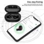 Wireless Earbuds Bluetooth 5.0 Headphones, 120H Playtime Deep Bass Stereo Sound Earbuds with Microphone, IPX8 Waterproof Headphones with Charging Case for Sports