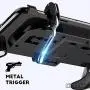 Mobile Game Controller Phone Case with Trigger for Call of Duty/Fortnite/PUBG | Portable Foldable Metal Triggers + Gaming Grip Handle | Compatible with iPhone and Android Phones