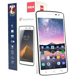 RCA Q2 Android 9.0 Pie, 5.0" HD, 4G LTE, 16GB, 8MP 5MP Dual Camera, Dual Sim, Unlocked Smartphone (White)