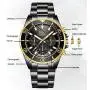 Mens Watches Chronograph Stainless Steel Waterproof Date Analog Quartz Fashion Business Wrist Watches for Men Mens Watches Chronograph Stainless Steel Waterproof Date Analog Quartz Fashion Business Wrist Watches for Men