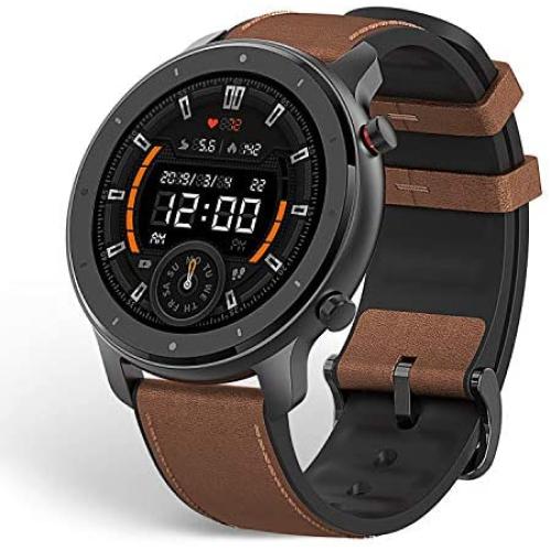 Amazfit GTR Aluminium Alloy Smartwatch,All-Day Heart Rate Monitor, Daily Activity Tracker Rate and Activity Tracking, 24-Day Battery Life, 12- Sport Modes, 47mm (W1902US1N)