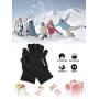 HONYAR (Upgraded) Winter Knit 360° Whole Palm Touchscreen Gloves for Men and Women with Anti-Slip Grip and Warm Soft Lining