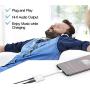 for iPhone Headphones Adapter 3.5mm Jack for iPhone 11Pro/10/7Plus/X/XS MAX/XR 2 in 1 Dongle Aux Cord Audio Adapter Car Charger Splitter for iPhone 7/8 Earphone Accessory Compatible All iOS Systems