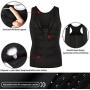 TAILONG Men Compression Shirt for Body Slimming Tank Top Shaper Tight Undershirt Tummy Control Girdle