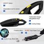 Car Vacuum, JINPUS High Power DC 12V 5000PA Stronger Suction Car Vacuum Cleaner, Corded Portable Handheld Car Vacuum Cleaner with 16.4Ft Power Cord (Black2)