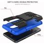 RioGree for LG K30 Phone Cases / k10 2018 / Phoenix Plus / CV3 / Pro LTE/Harmony 2 Cell Phone Case, with Screen Protector Kickstand Heavy Duty for Women Men, Blue