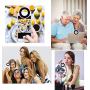 Disnadda Selfie Ring Light,3 Lighting Modes Rechargeable Clip on Selfie Fill Light with 40 Led for iPhone Laptop Android Smart Phone Photography, Camera Video, Girl Makes Up(Black)