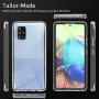 Dahkoiz Case for Samsung Galaxy A71 5G Case [Not for A71 5G UW from Verizon], See-Through Clear Crystal TPU Bumper Cover Slim Shockproof Protective Phone Case for Samsung Galaxy A71 5G, Black