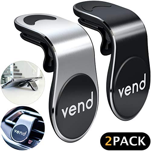 Vend Cell Phone Holder for Car Air Vent, Magnetic Car Phone Mount, Easy one Hand use Magnetic Phone Mount, Universal Car Phone Holder for iPhone, Samsung, Nokia, LG, Sony, Huawei, and All Smartphones