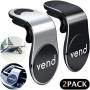 Vend Cell Phone Holder for Car Air Vent, Magnetic Car Phone Mount, Easy one Hand use Magnetic Phone Mount, Universal Car Phone Holder for iPhone, Samsung, Nokia, LG, Sony, Huawei, and All Smartphones