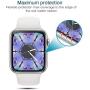 LK [6 Pack] Screen Protector for Apple Watch 42mm Series 3 2 1 and 44mm Series 4 5 - Max Coverage Bubble-Free Scratch-resistant iWatch 42mm / 44mm Flexible TPU Clear Film