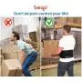 Beqo Back Brace for Lower Back Pain with Removable Lumbar Pad | Back Pain Relief Support Belt for Men & Women | Secure Fastener, Non-Slip Silicone Straps, Breathable Mesh, Adjustable Panels - Size L Beqo Back Brace for Lower Back Pain with Removable Lumbar Pad | Back Pain Relief Support Belt for Men & Women | Secure Fastener, Non-Slip Silicone Straps, Breathable Mesh, Adjustable Panels - Size L