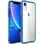 Mkeke Compatible with iPhone XR Case,Clear Anti-Scratch Shock Absorption Cover Case for iPhone XR… (Blue)