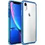 Mkeke Compatible with iPhone XR Case,Clear Anti-Scratch Shock Absorption Cover Case for iPhone XR… (Blue)
