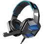 COOAU Stereo Gaming Headset with Mic, LED Lights, Volume Control for PS4, PC, New Xbox One, iPad, Laptop, Smartphones, Noise Cancelling Over-Ear Headphones with 3.5mm Plugs and USB Plugs